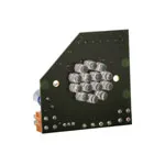 [651476] Negenoog printplaat LED (10V Rood)