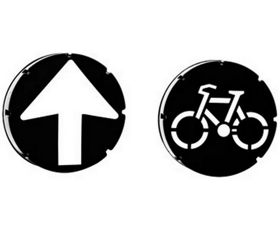 [414035] Sjablonen Secundaire lantaarn (Fiets)
